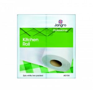 Kitchen Towel Roll - Jangro - White - 2 Ply - 55 Sheet
