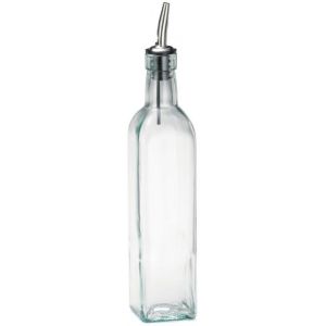 Olive Oil or Vinegar Bottle - Stainless Steel Pourer - Prima - 47cl (16oz)