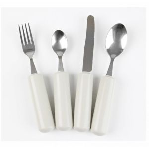 Wide Handled Cutlery Set - Homecraft - Queens - Ivory - 10cm (4