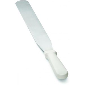 Icing Spatula - Palette Knife - Stainless Steel - White Handle - 30cm (12