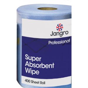 Wiping Cloth - Super Absorbent  - Roll - Jangro - 400 Sheets