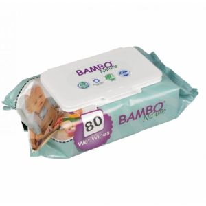 Baby Wet Wipes - Bambo Nature - 80 Wipes