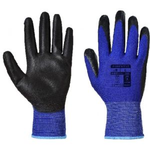 Grip Glove - Dexti-Grip - Black on Blue - Size 7