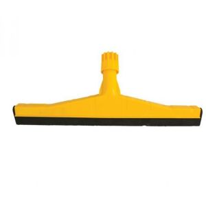 Floor Squeegee Head - Heavy Duty - Plastic - Yellow - 55cm (21.5