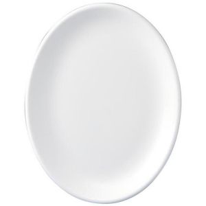 Plate - Oval - White - Rimless - Churchill's - 30cm (12