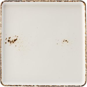 Square Plate - Porcelain - Umbra - 19cm (7.5