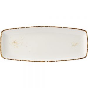 Plate - Oblong - Porcelain - Umbra - 37cm (14.5